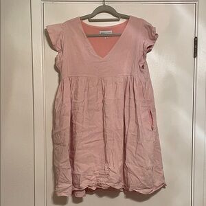 Elegant Pink Mini Dress